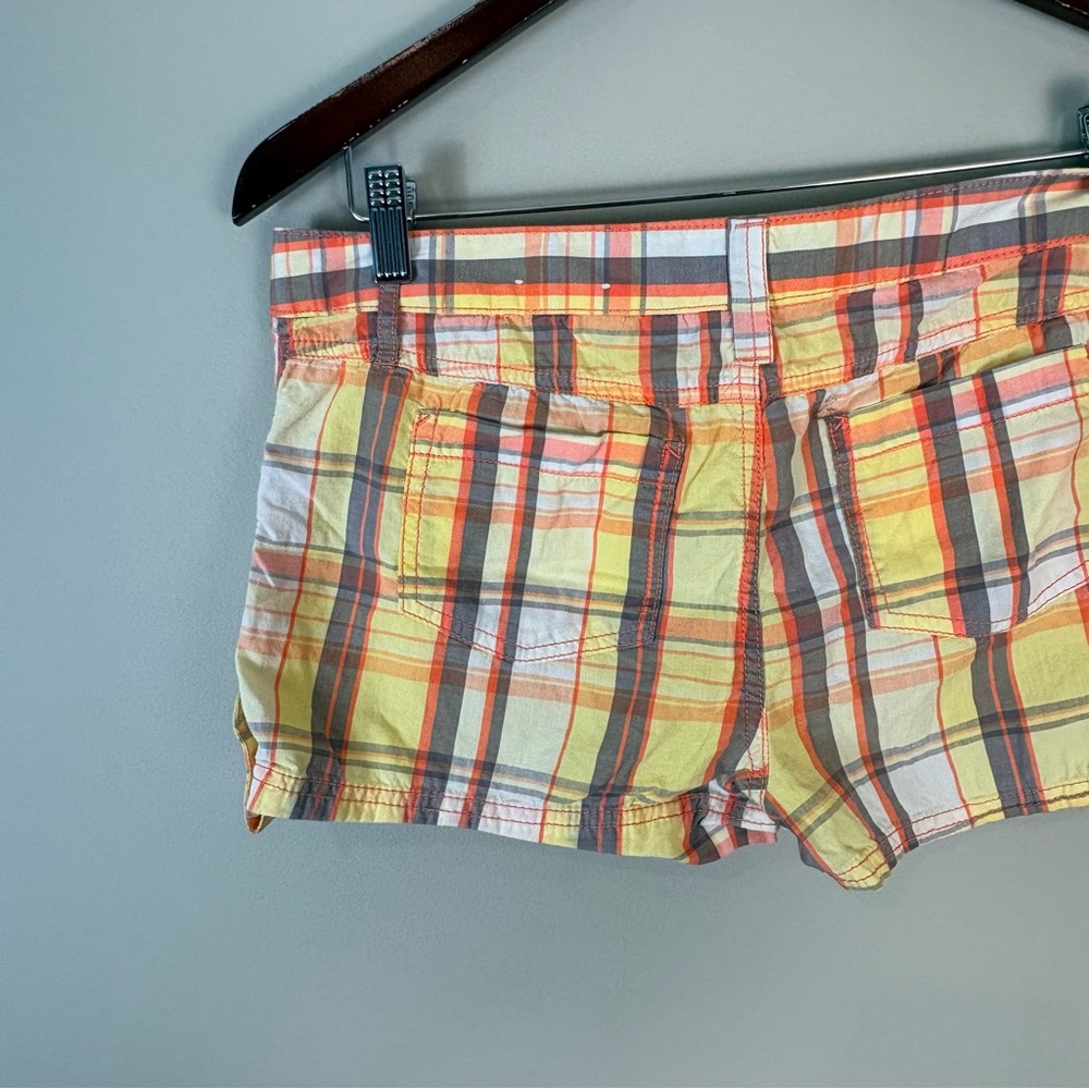 NOT AVAILABLEVintage Y2K Plaid Mini Board Shorts Kidcore So Size 7 Vacation - Picture 5 of 6